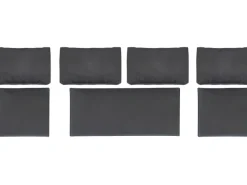 Sale (Ersatz-)Kissenhüllen-Set für Junee Lounge-Sofa-Set Wicker Anthrazit 7-teilig