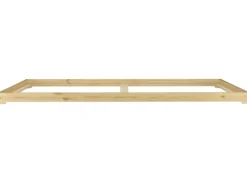 New Erst-Holz Echtholzbett Futonbett Doppelbett 180 x 200 Kiefer Modell 47 ohne Zubehör