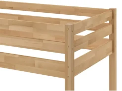 Erst-Holz Etagenbett Holzbett 3er-Bett Buche Massiv 90 + 140 x 200 cm Modell 14 ohne Zubehör