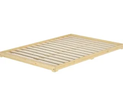 Best Erst-Holz Futonbett Massivholz Extra Niedrig Kiefer Massivholz 140 x 200 Rollrost inkl.