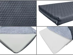 Erst-Holz Hundebett für Große Hunde 100 x 60 cm Kiefer Tierbett Rollrost inkl.