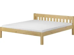 Discount Erst-Holz Stabiles Ehebett Holzbett Gästebett 180 cm x 200 cm Kiefer Massiv Modell 38 ohne Zubehör