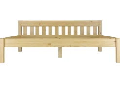 Discount Erst-Holz Stabiles Ehebett Holzbett Gästebett 180 cm x 200 cm Kiefer Massiv Modell 38 ohne Zubehör