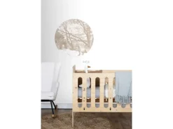 Clearance ESTAhome Selbstklebende Runde Tapete Wald Mit Waldtieren Beige Ø 70 cm 159072