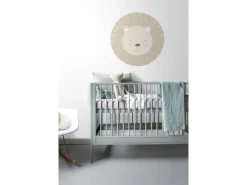 Outlet ESTAhome Selbstklebende Runde Tapete Tierköpfe Beige Ø 70 cm 158973