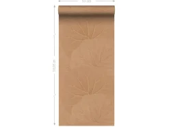 Online ESTAhome Tapete Blätter Terrakottarosa 50 x 900 cm 139916