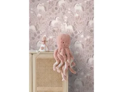 ESTAhome Tapete Einhörner Aubergineviolett 53 cm x 10.05 m