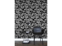 Outlet ESTAhome Tapete Funky Blumen Und Paisleys Schwarz Und Weiß 53 Cm X 1005 Cm 136844