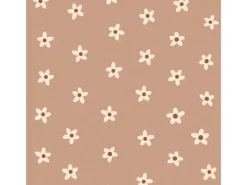 ESTAhome Tapete Gänseblümchen Terrakottarosa 53 cm x 10.05 m