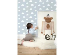 Online ESTAhome Tapete Kleine Wolken 7386 Himmelblau 0.53 x 10.05 m