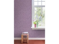 Hot ESTAhome Tapete Leopardenmuster 53 cm x 10.05 m Violett