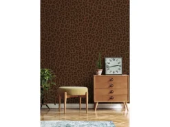 Online ESTAhome Tapete Leopardenmuster 53 cm x 10.05 m Braun