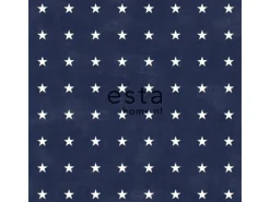 Discount ESTAhome Tapete Sterne Marineblau 53 cm x 10,05 m 136461