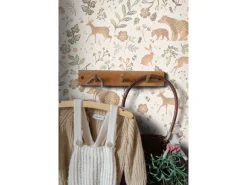 Online ESTAhome Tapete Wald Mit Waldtieren 7401 Crême-Weiß und Beige 53 cm x 1005 m