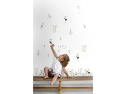 Clearance ESTAhome Wandtattoo Blumen Weiß Rosa und Grün 47,5 cm x 66 cm 156114