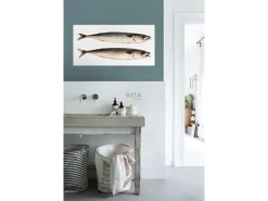 Sale ESTAhome Wandtattoo Fische Grau 97 x 48,5 cm 159040