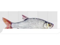 Hot ESTAhome Wandtattoo Fisch Grau und Rot 97 x 48,5 cm 159029
