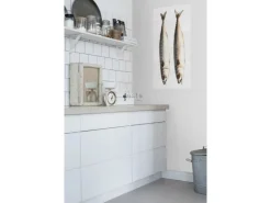 New ESTAhome Wandtattoo Fische Grau 97 x 48,5 cm 159030