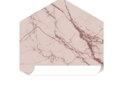 Hot ESTAhome Wandtattoo Marmor-Optik Graurosa 70 x 81 cm 159003