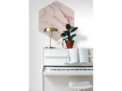 Hot ESTAhome Wandtattoo Marmor-Optik Graurosa 70 x 81 cm 159003