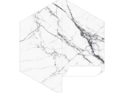 Clearance ESTAhome Wandtattoo Marmor-Optik Schwarz-Weiß 140 x 161 cm 159026