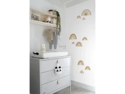 ESTAhome Wandtattoo Regenbogen Terrakottarosa 47,5 cm x 66 cm 156113