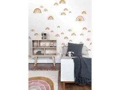 ESTAhome Wandtattoo Regenbogen Terrakottarosa 47,5 cm x 66 cm 156113