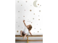 ESTAhome Wandtattoo Sternenhimmel Sandbraun und Terrakotta 47,5 cm x 66 cm 156110