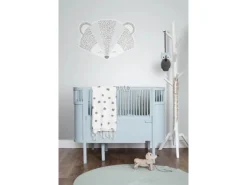 Outlet ESTAhome Wandtattoo Tierköpfe Grau und Blau 70 x 51 cm 158967