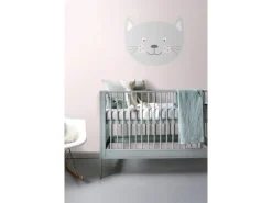 Hot ESTAhome Wandtattoo Tierköpfe Hellgrau 70 x 58 cm 158970