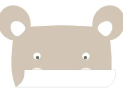 ESTAhome Wandtattoo Tierköpfe Beige 70 x 55 cm 158972