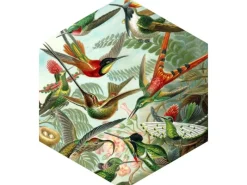 ESTAhome Wandtattoo Vögel Dschungelgrün 140 x 161 cm 159023