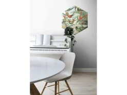 ESTAhome Wandtattoo Vögel Dschungelgrün 70 x 81 cm 158999