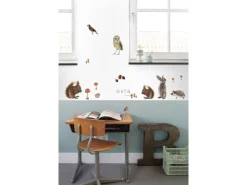 ESTAhome Wandtattoo Waldtiere Braun 47,5 cm x 66 cm 156101