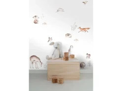 ESTAhome Wandtattoo Waldtiere Braun 47,5 cm x 66 cm 156103