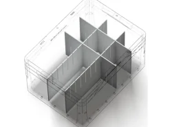 Sale Eurobox-System Abtrenner 55,4 x 26 cm Weiß