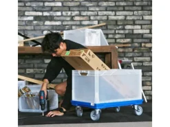 Online Eurobox-System Box Vollwand 22 cm x 40 cm x 60 cm Transparent