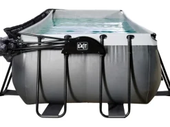 Online Exit Toys Exit Black Leather Pool Schwarz 400 x 200 x 122 cm m. Sandfilterpumpe, Abdeckung
