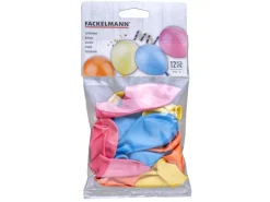 Fackelmann Luftballons Ø 30 cm Farbig Sortiert 12 Stück