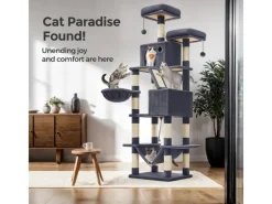 New Feandrea Kratzbaum 206 cm Rauchgrau