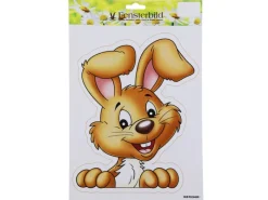 Discount Fensterbild Hasenmann 21 cm x 32 cm