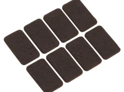 Filzgleiter Selbstklebend 22 mm x 36 mm 8 Stück Braun
