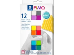 Fimo® ofenhärtende Modelliermasse soft Brilliant-Farben Bunt 12 Farben