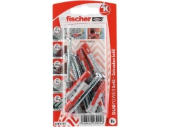 Fischer Dübel DuoPower Ø 8 mm x 40 mm S PH K 8 Stück mit Panhead-Schraube