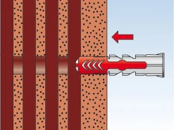 Fischer Duopower 8 x 65 S K Dübel mit Schraube je 4 Stück