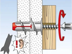 Sale Fischer Gipskartondübel Duoblade K 10 Stück
