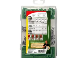 Discount Fischer Meister-Box Rund ums Haus rostfrei + Schraube (120 Teile)