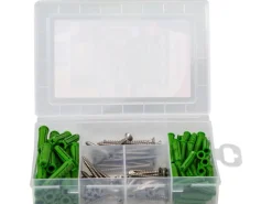 Discount Fischer Meister-Box Rund ums Haus rostfrei + Schraube (120 Teile)