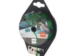 New Flachbindedraht Grün Ø 0,4 mm Länge 100 m