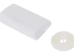 Fliegengitter Tür 2 x 65 cm x 220 cm Weiß